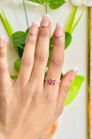 925 Silver Ladies Ring with Zircon Stone