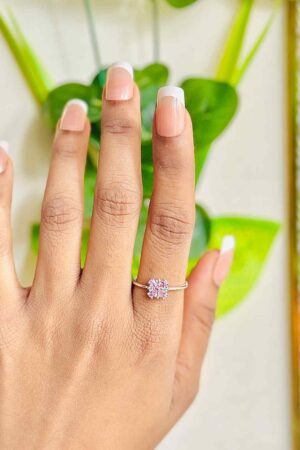 925 Silver Ladies Ring with Zircon Stone