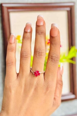 925 Silver Ladies Ring with Zircon Stone