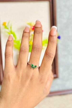 925 Silver Ladies Ring with Zircon Stone