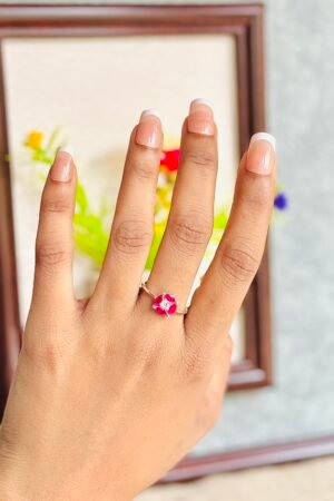 925 Silver Ladies Ring with Zircon Stone