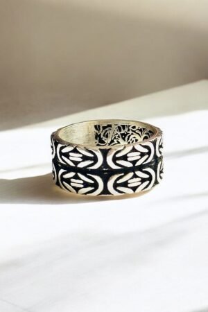 Turkish 925 Silver Gent's Band Ring