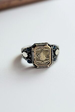 Turkish 925 Silver Gent's Ring with Muhammadur Rasulullah Sallallahu Alaihi Wa Sallam