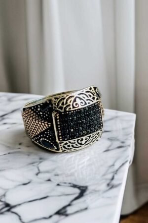 Turkish 925 Silver Ring With Zircon Stone